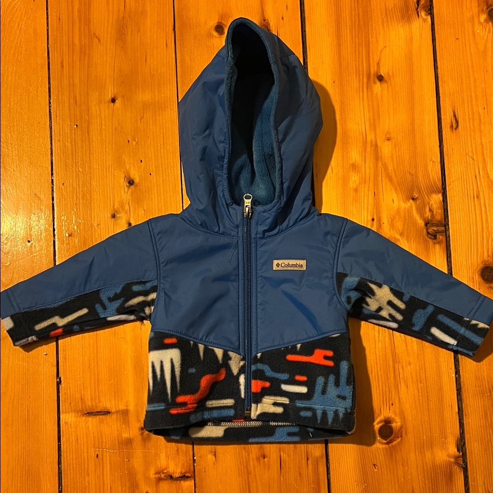 Columbia Navy and Patterned Baby Jacket